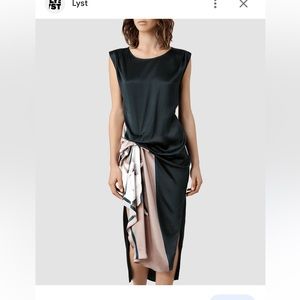 All Saints Disperse Riviera Silk Dress